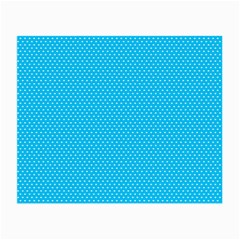 Blue,polkadots,polka Small Glasses Cloth (2 Sides)