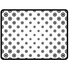 Circle Double Sided Fleece Blanket (large)  by nate14shop