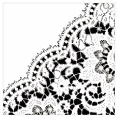 Im Fourth Dimension Black White 3 Lightweight Scarf  by imanmulyana