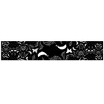 IM Fourth Dimension Black White 6 Large Flano Scarf  Back