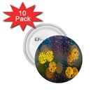  Raindrops Window Glass 1.75  Buttons (10 pack) Front