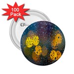  Raindrops Window Glass 2.25  Buttons (100 pack)  Front