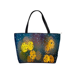  Raindrops Window Glass Classic Shoulder Handbag by artworkshop