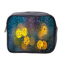  Raindrops Window Glass Mini Toiletries Bag (two Sides) by artworkshop