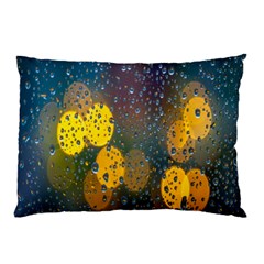  Raindrops Window Glass Pillow Case (two Sides)