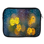  Raindrops Window Glass Apple iPad 2/3/4 Zipper Cases Front