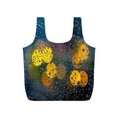  Raindrops Window Glass Full Print Recycle Bag (s) by artworkshop