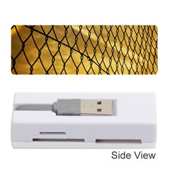 Chain Link Fence Sunset Wire Steel Fence Memory Card Reader (stick) by artworkshop