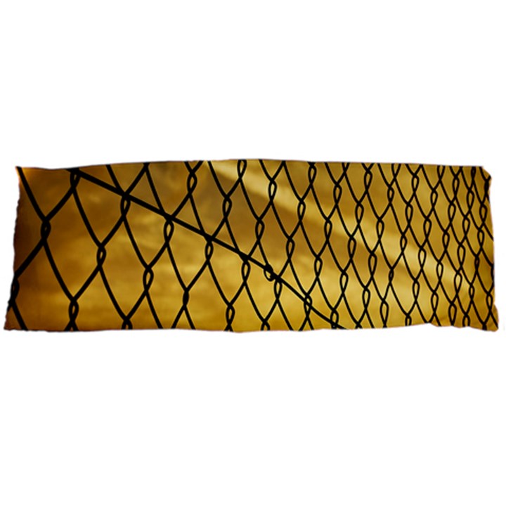 Chain Link Fence Sunset Wire Steel Fence Body Pillow Case Dakimakura (Two Sides)