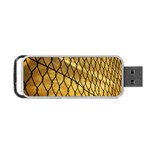 Chain Link Fence Sunset Wire Steel Fence Portable USB Flash (One Side) Front