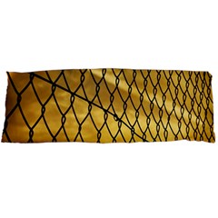 Chain Link Fence Sunset Wire Steel Fence Body Pillow Case Dakimakura (two Sides) by artworkshop