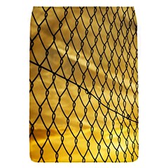 Chain Link Fence Sunset Wire Steel Fence Removable Flap Cover (s) by artworkshop