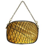 Chain Link Fence Sunset Wire Steel Fence Chain Purse (One Side) Front