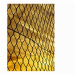 Chain Link Fence Sunset Wire Steel Fence Large Garden Flag (Two Sides) Front