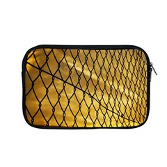 Chain Link Fence Sunset Wire Steel Fence Apple Macbook Pro 13  Zipper Case by artworkshop