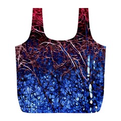 Autumn Fractal Forest Background Full Print Recycle Bag (l) by Amaryn4rt