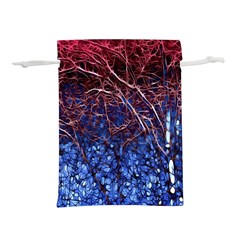 Autumn Fractal Forest Background Lightweight Drawstring Pouch (l) by Amaryn4rt