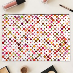 Colorful-polkadot Cosmetic Bag (xxl) by nate14shop