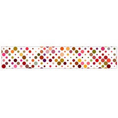 Colorful-polkadot Large Flano Scarf  by nate14shop