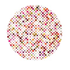 Colorful-polkadot Mini Round Pill Box (pack Of 5) by nate14shop