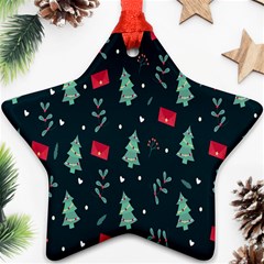 Christmas Pattern Design  Ornament (star) by artworkshop