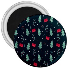 Christmas Pattern Design  3  Magnets by artworkshop