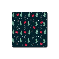 Christmas Pattern Design  Square Magnet by artworkshop