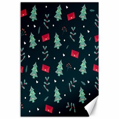 Christmas Pattern Design  Canvas 12  X 18  by artworkshop