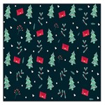 Christmas Pattern Design  Square Satin Scarf (36  x 36 ) Front