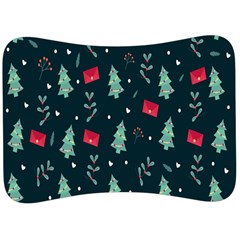 Christmas Pattern Design  Velour Seat Head Rest Cushion by artworkshop