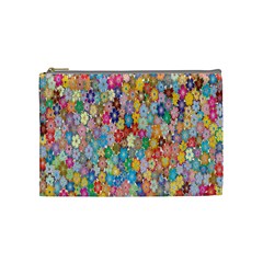 Floral-flower Cosmetic Bag (medium)