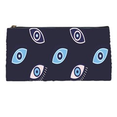 Eyes Evil Eye Blue Pattern Design Pencil Case by artworkshop