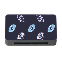 Eyes Evil Eye Blue Pattern Design Memory Card Reader With Cf by artworkshop