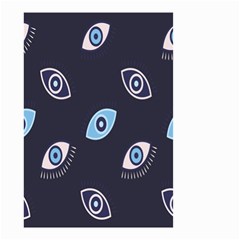 Eyes Evil Eye Blue Pattern Design Small Garden Flag (two Sides) by artworkshop