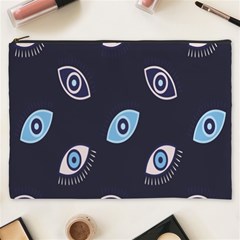 Eyes Evil Eye Blue Pattern Design Cosmetic Bag (xxxl) by artworkshop