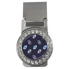 Eyes Evil Eye Blue Pattern Design Money Clips (cz)  by artworkshop