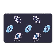 Eyes Evil Eye Blue Pattern Design Magnet (rectangular) by artworkshop