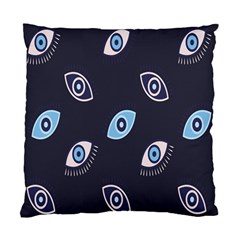 Eyes Evil Eye Blue Pattern Design Standard Cushion Case (one Side) by artworkshop