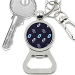 Eyes Evil Eye Blue Pattern Design Bottle Opener Key Chain Front