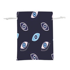 Eyes Evil Eye Blue Pattern Design Lightweight Drawstring Pouch (s) by artworkshop