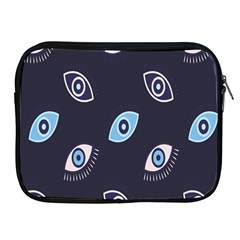 Eyes Evil Eye Blue Pattern Design Apple Ipad 2/3/4 Zipper Cases by artworkshop