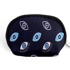 Eyes Evil Eye Blue Pattern Design Accessory Pouch (medium) by artworkshop