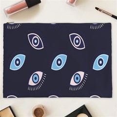 Eyes Evil Eye Blue Pattern Design Cosmetic Bag (xxl) by artworkshop