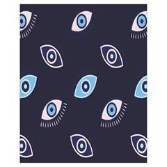 Eyes Evil Eye Blue Pattern Design Drawstring Bag (small) by artworkshop