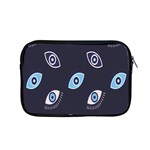 Eyes Evil Eye Blue Pattern Design Apple MacBook Pro 15  Zipper Case Front