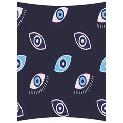 Eyes Evil Eye Blue Pattern Design Back Support Cushion by artworkshop