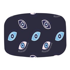 Eyes Evil Eye Blue Pattern Design Mini Square Pill Box by artworkshop