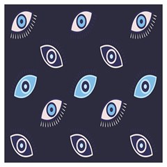 Eyes Evil Eye Blue Pattern Design Lightweight Scarf  by artworkshop