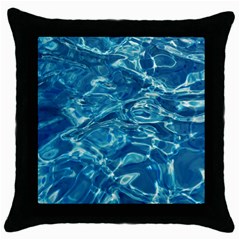  Surface Abstract  Throw Pillow Case (black)