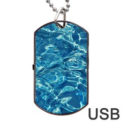  Surface Abstract  Dog Tag Usb Flash (one Side) by artworkshop